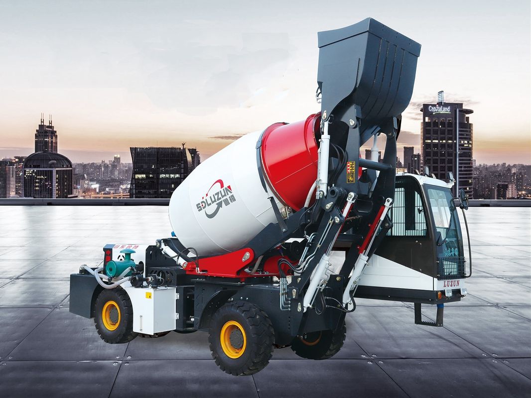 Luzun 8m3 Ready Mix Beton Mixer Truck Silnik wysokiej wydajności