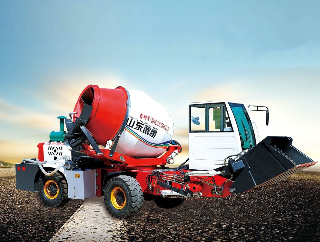 Luzun 8m3 Ready Mix Beton Mixer Truck Silnik wysokiej wydajności