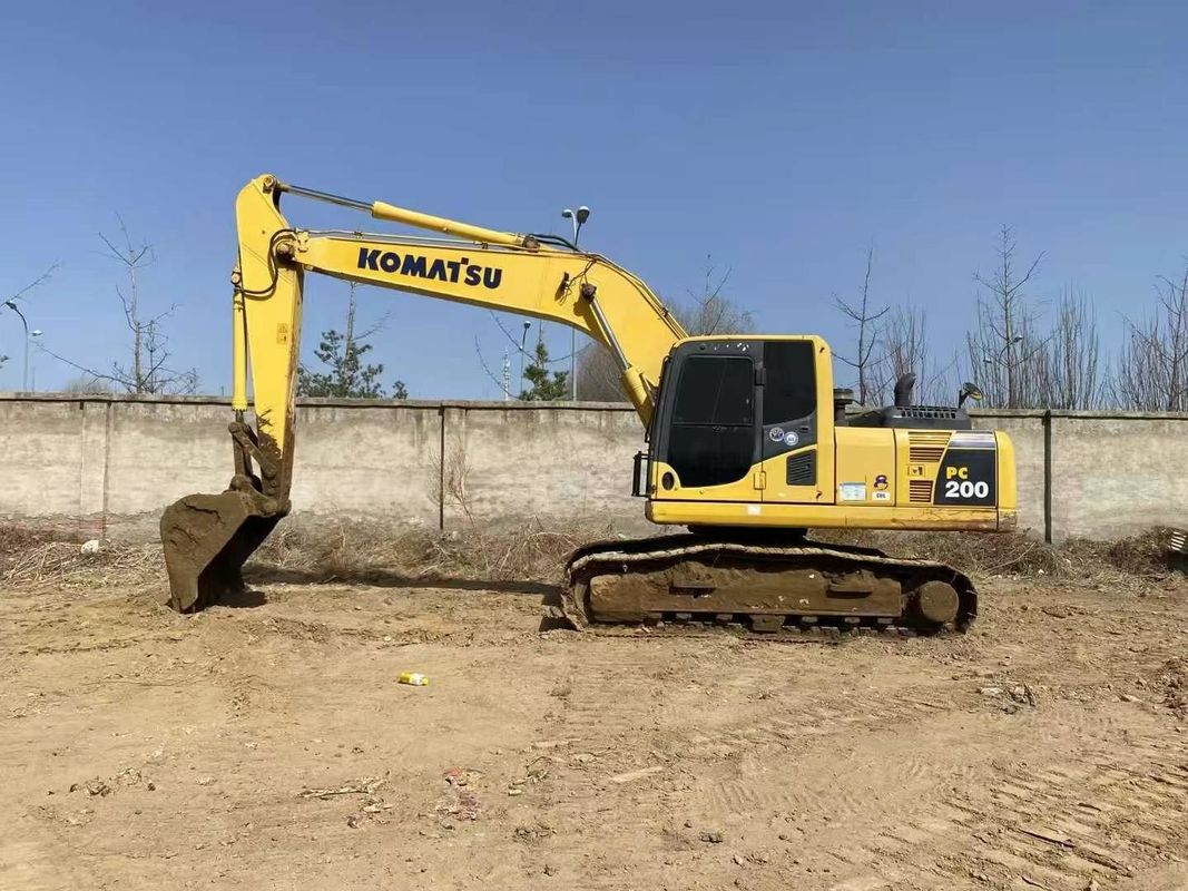 Wysokiej wydajności użyty koparz Komatsu PC200-8M0 20tonowy do projektów budowlanych
