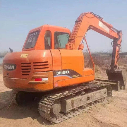 Wykorzystany mini grabarz Doosan DH80 8 ton CE ISO do prac użytkowych w dziedzinie krajobrazu