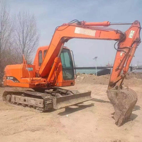 Wykorzystany mini grabarz Doosan DH80 8 ton CE ISO do prac użytkowych w dziedzinie krajobrazu