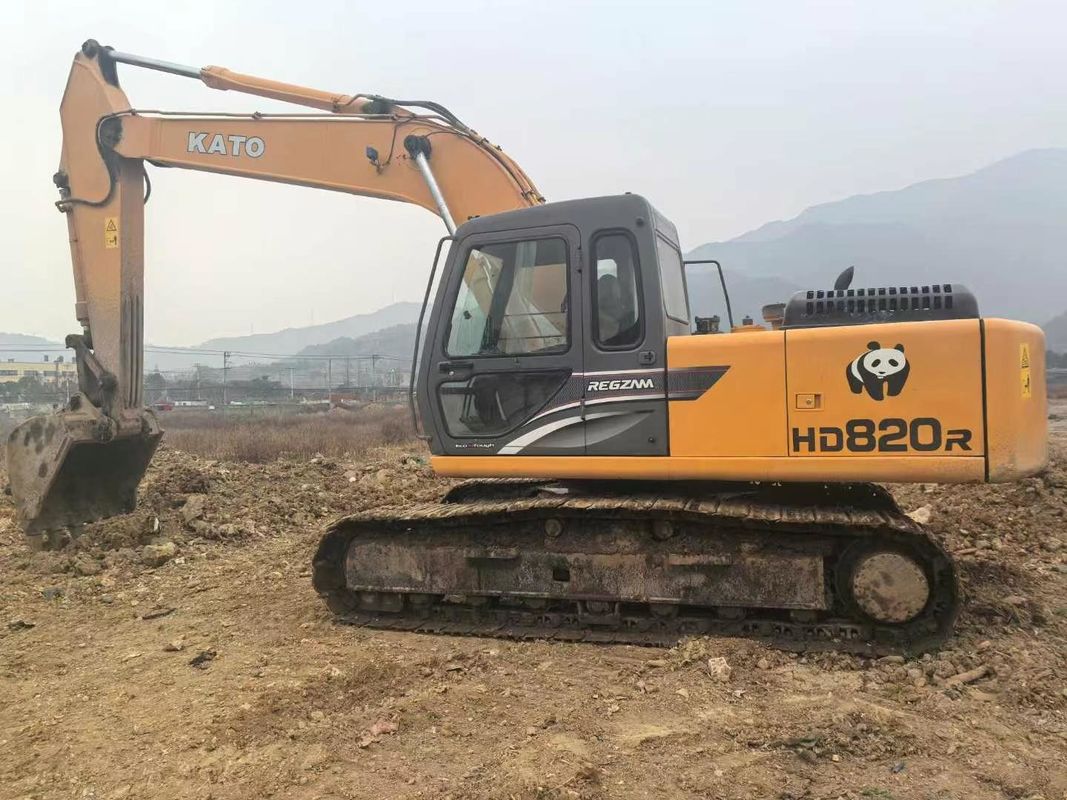 Stosowany Kato HD820R Mini Excavator 8 Ton Capacity Full Service CE ISO Usługa krajobrazowa