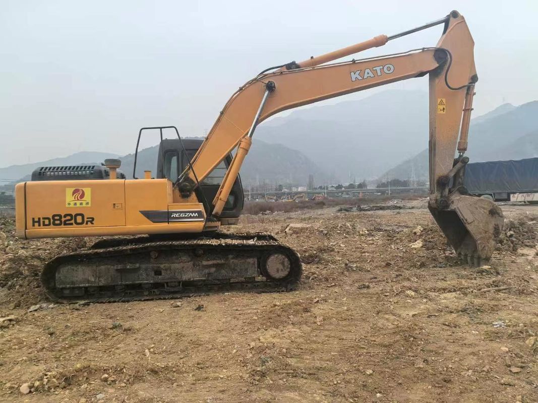 Stosowany Kato HD820R Mini Excavator 8 Ton Capacity Full Service CE ISO Usługa krajobrazowa