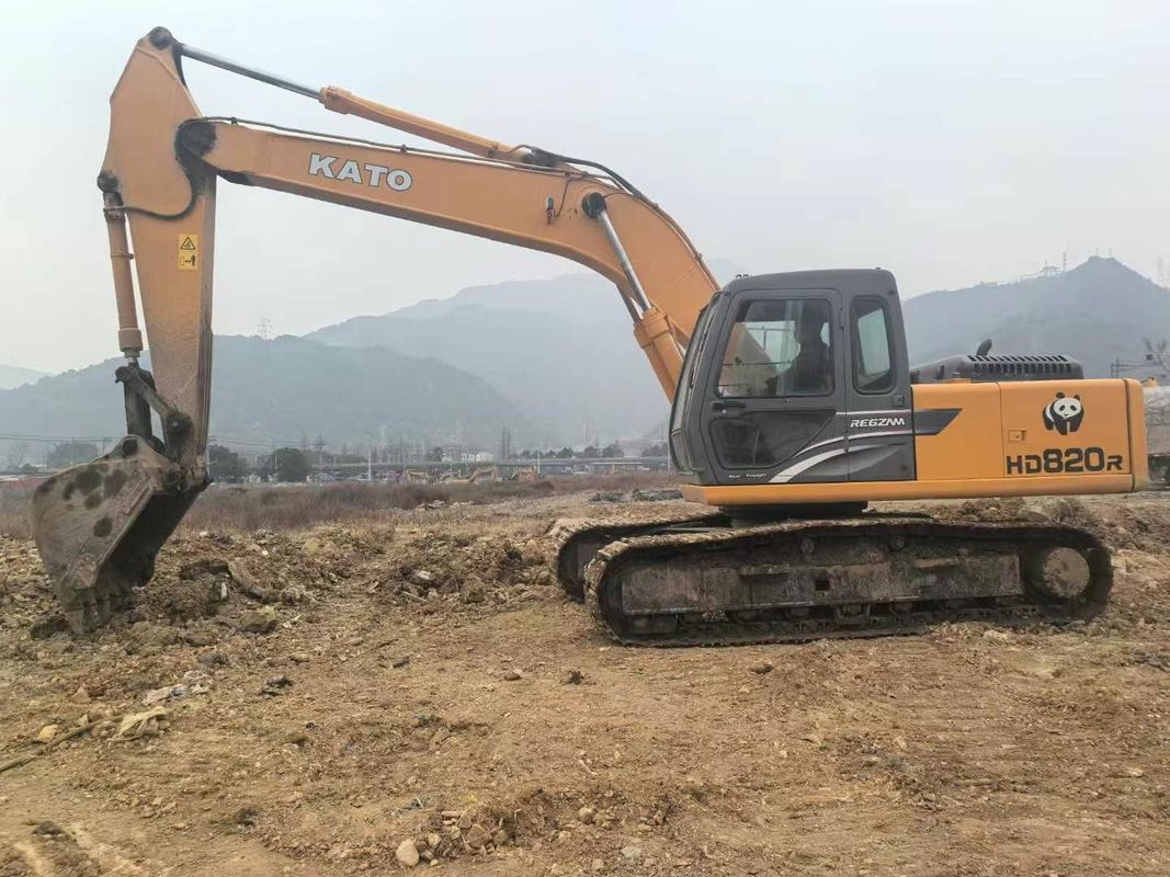 Stosowany Kato HD820R Mini Excavator 8 Ton Capacity Full Service CE ISO Usługa krajobrazowa
