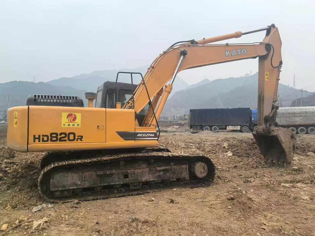 Stosowany Kato HD820R Mini Excavator 8 Ton Capacity Full Service CE ISO Usługa krajobrazowa