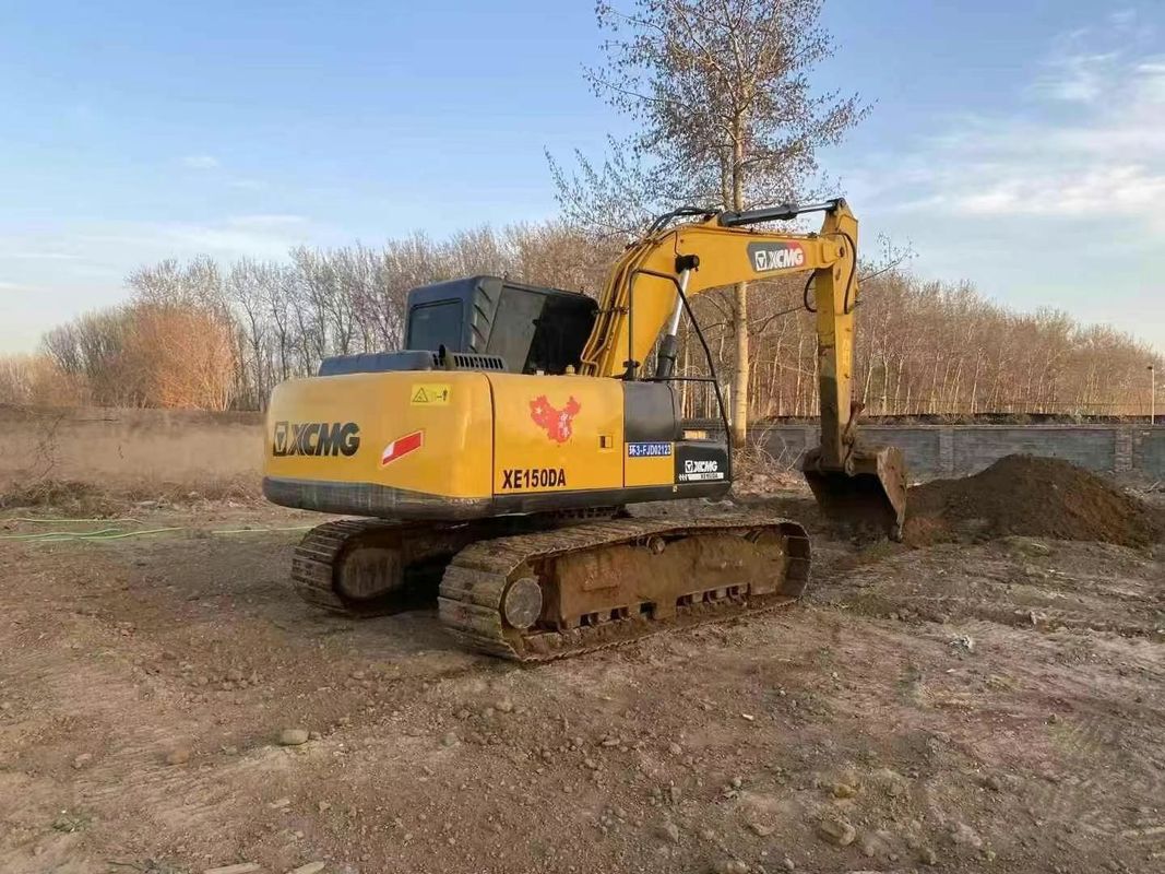Zastosowana XCMG XE150DA Koparka 15 Ton Maszyna ciężka do budowy Górnictwo Przesunięcia ziemi
