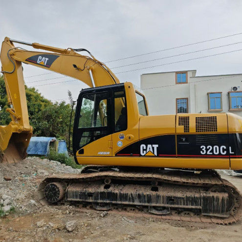 Wykorzystany bagator CAT 320C L 5-5km/h Prędkość jazdy 6-4L Wydajność silnika