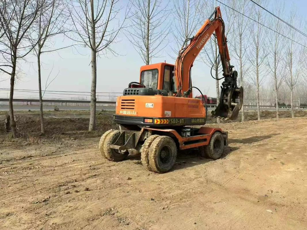 Stosowany grabarz Yuanshan 7808T o masie 8 ton Model 2018 utrzymywany do budowy Kopalnia górnicza