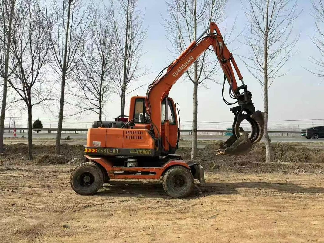 Stosowany grabarz Yuanshan 7808T o masie 8 ton Model 2018 utrzymywany do budowy Kopalnia górnicza