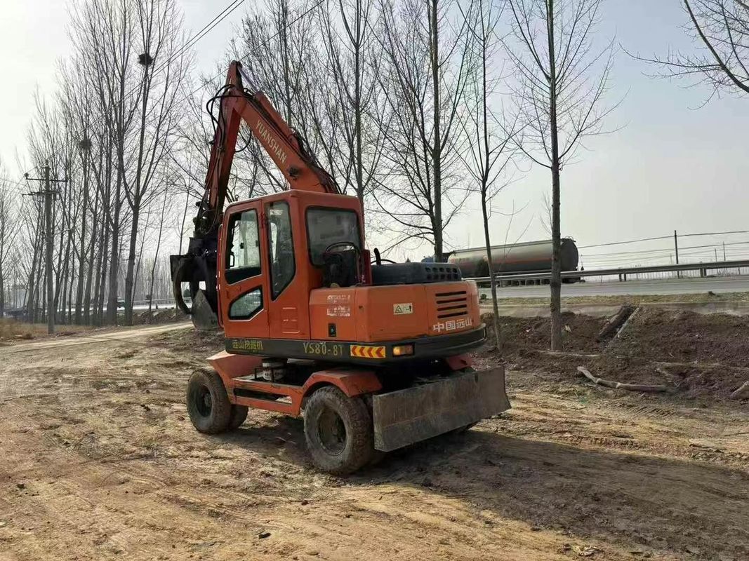 Stosowany grabarz Yuanshan 7808T o masie 8 ton Model 2018 utrzymywany do budowy Kopalnia górnicza