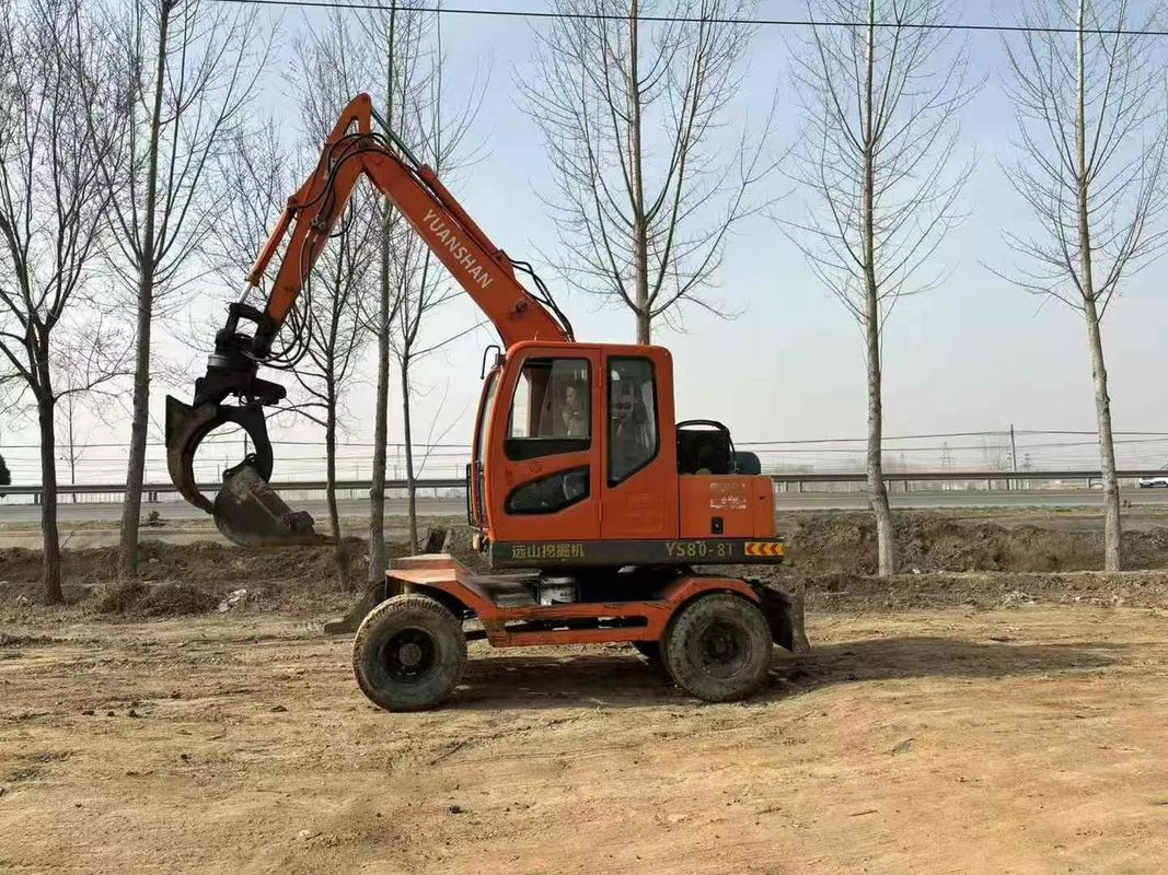 Stosowany grabarz Yuanshan 7808T o masie 8 ton Model 2018 utrzymywany do budowy Kopalnia górnicza