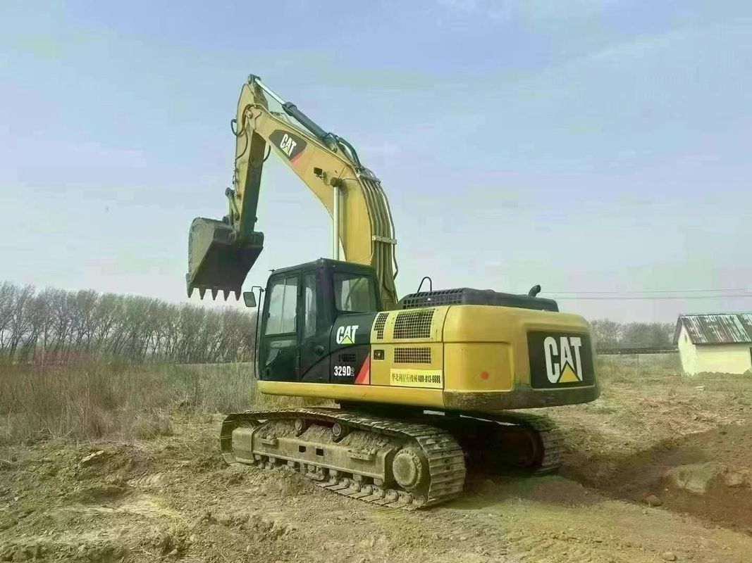 Sprzedawana używana koparka CAT 329D2 w dobrym stanie do ciężkich prac budowlanych