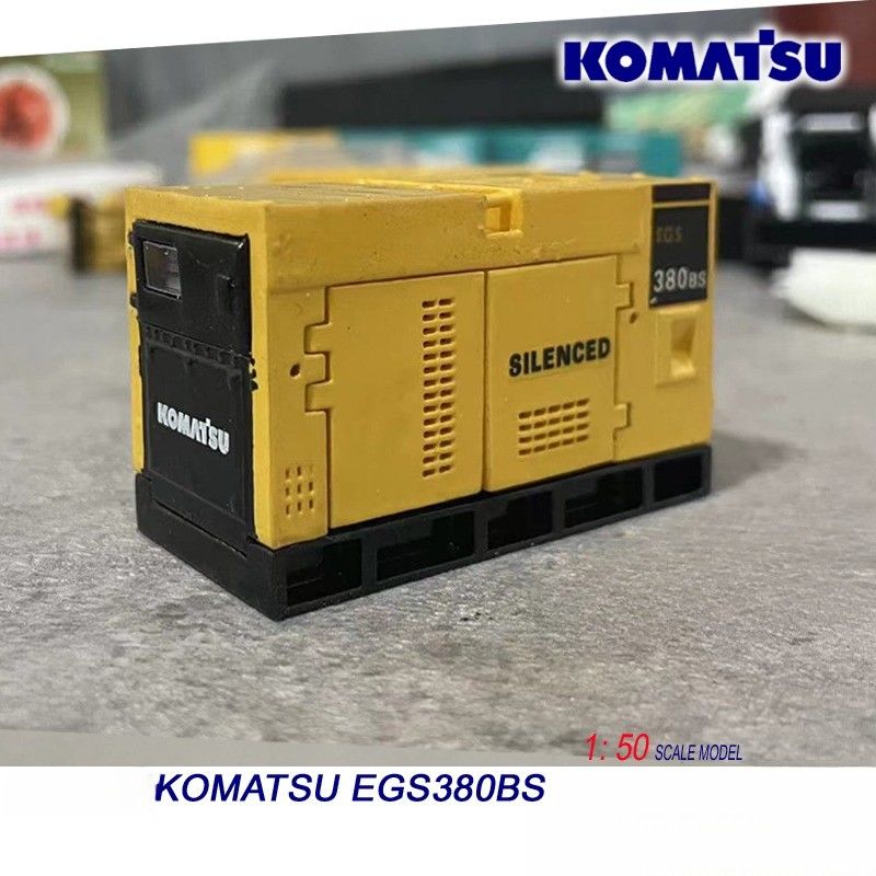 Komatsu EGS380BS 1/50 Model silnika generatora stopów Maszyny budowlane do odlewu drukowanego