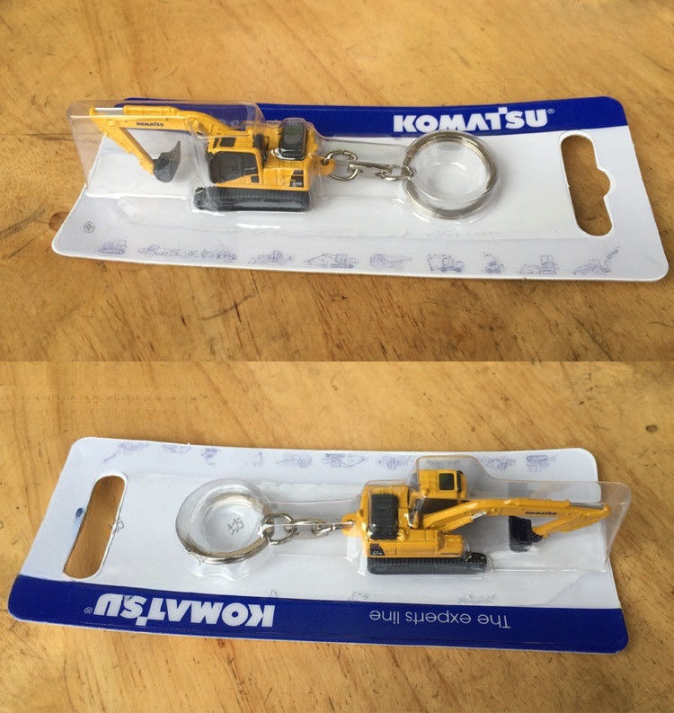 Łańcuch kluczowy wykopalnika Dwufunkcyjny Miniaturowy Model Kolekcjonerski Podarunek 2,8 cm Realistyczny Design Trwały