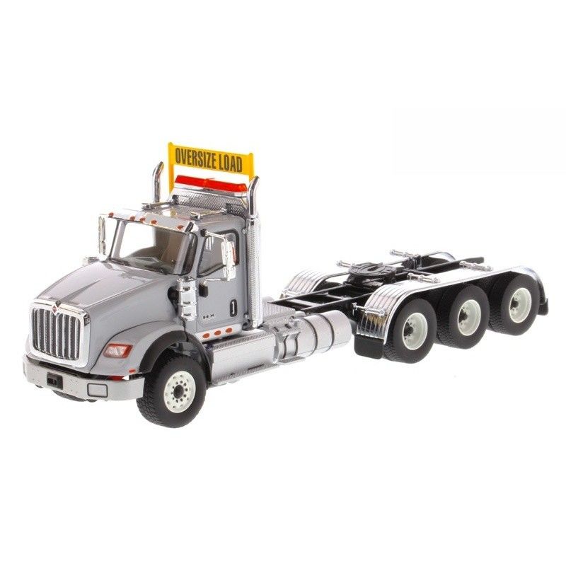 DM International HX620 Tri-Axle Amerykański Model Ciężarówki Platformy 1/50 Skala Odlew Kolekcjonerski 71011