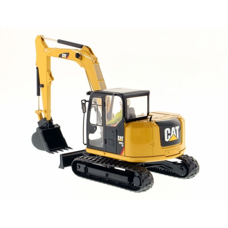 Model koparki hydraulicznej Diecast Masters z narzędziami, stop budowlany, pojazd budowlany w skali 1:32 85239C
