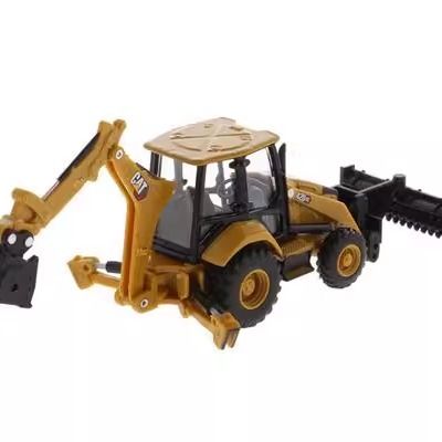 1/64 Skala Odlewane Modele Maszyn Budowlanych Koparka Ładowarka Ze Stopu Metalu Model Pojazdu Budowlanego 85765