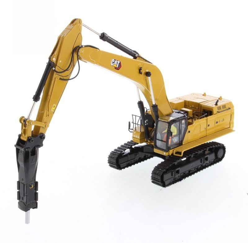 DM 1/50 Skala ciężkiej grabiarki Demolizacja Hammer Grapple Konstrukcja Model 85709