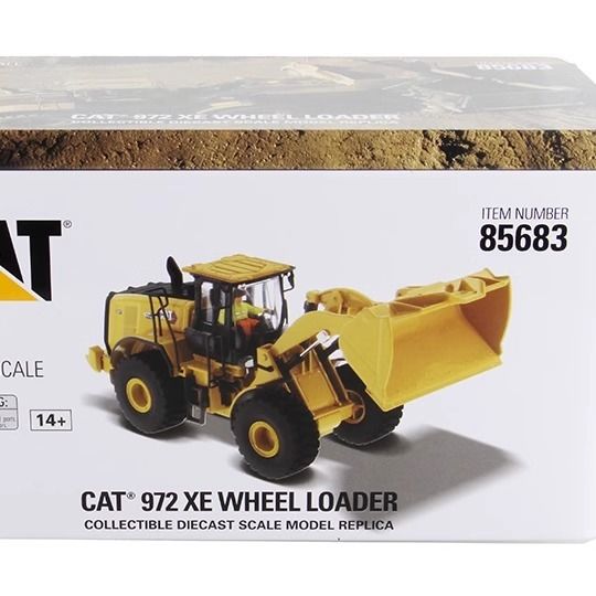 DM 1/50 Model ciężkiego sprzętu Kołowa ładowarka ze stopu Szufelka Model 85683 dla kolekcjonerów