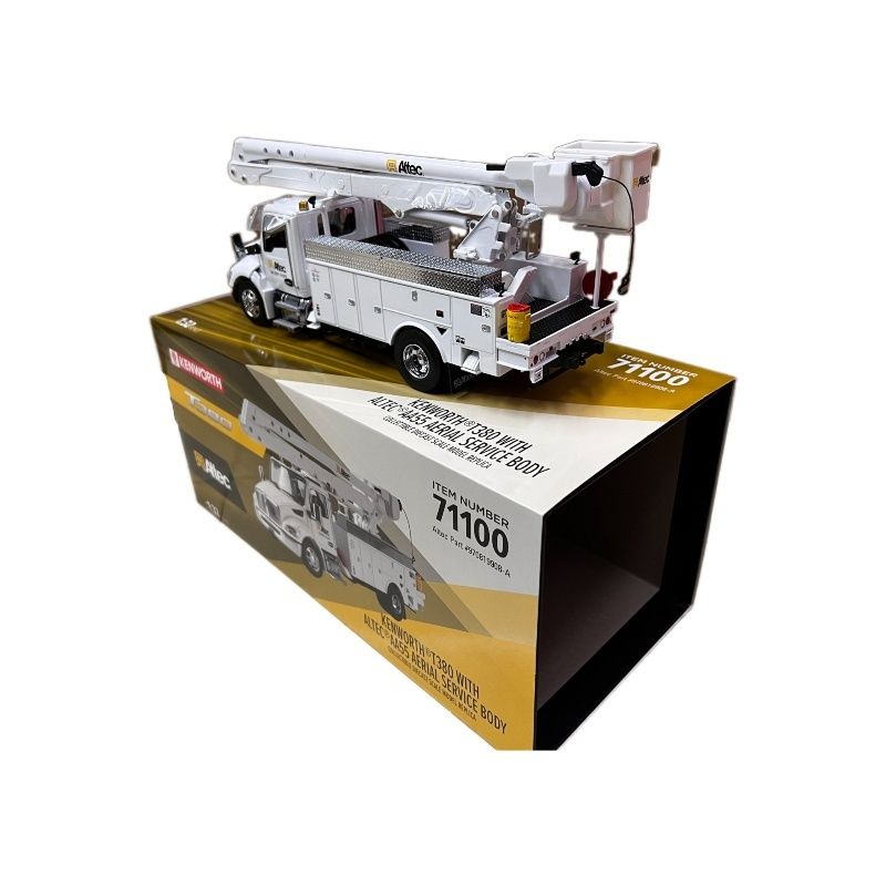 DM 1/32 Kenworth T380 Placówka robocza z powietrza Samochód ciężarowy Zestaw konstrukcyjny Pojazd konstrukcyjny Model 71100