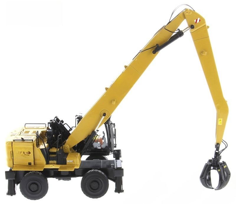 DM MH3040 Material Handler Alloy Excavator Engineering Vehicle Model 1/50 Diecast 85958
