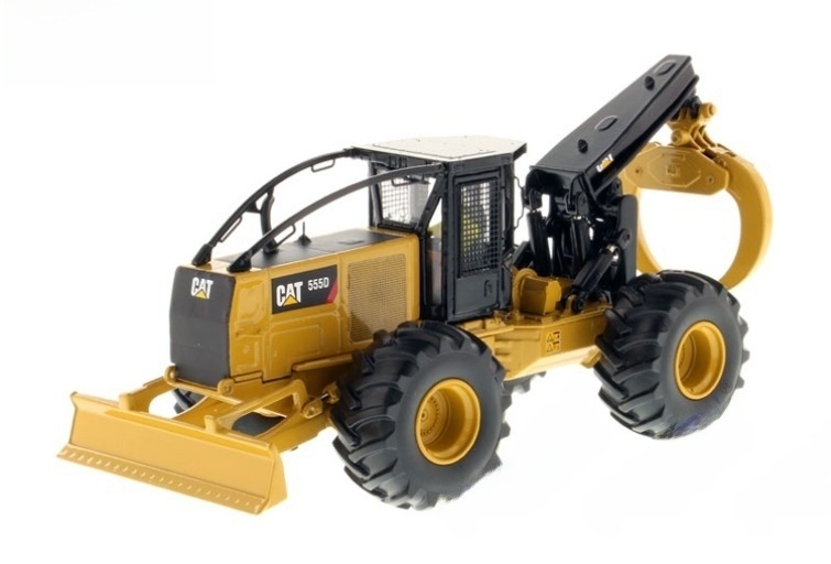 DM 555D Skidder na kółkach 1:50 Scale Diecast Logging Machine Model 85932 Kolekcjonarna zabawka