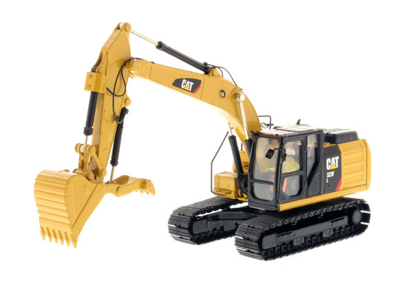 DM Inżynieryjny Pojazd 1:50 Skala CAT 323F L Ekskawator gumowy Model 85924C Prezent zabawki