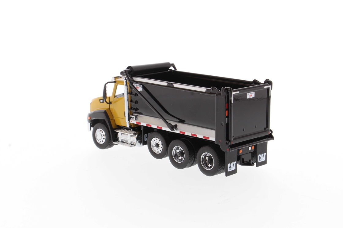 DM 1:50 Ciężarówka wywrotka CT660 Day Cab z automatyczną skrzynią biegów, żółta, model ze stopu 85668