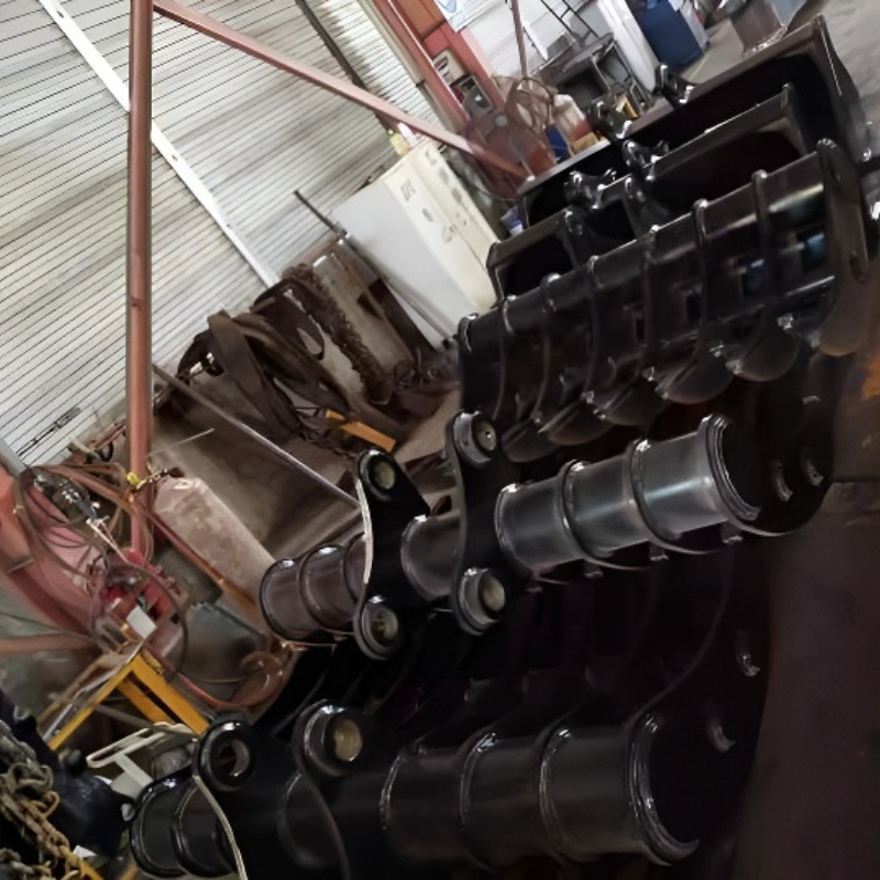 Wysokiej jakości niestandardowa koparka PC100-6 10 ton z grabiami, osprzęt OEM, budownictwo