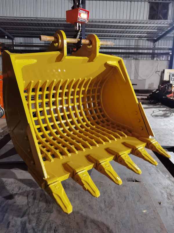 Custom Heavy Duty Caterpillar Excavator Sieve Bucket for Screening and Sorting