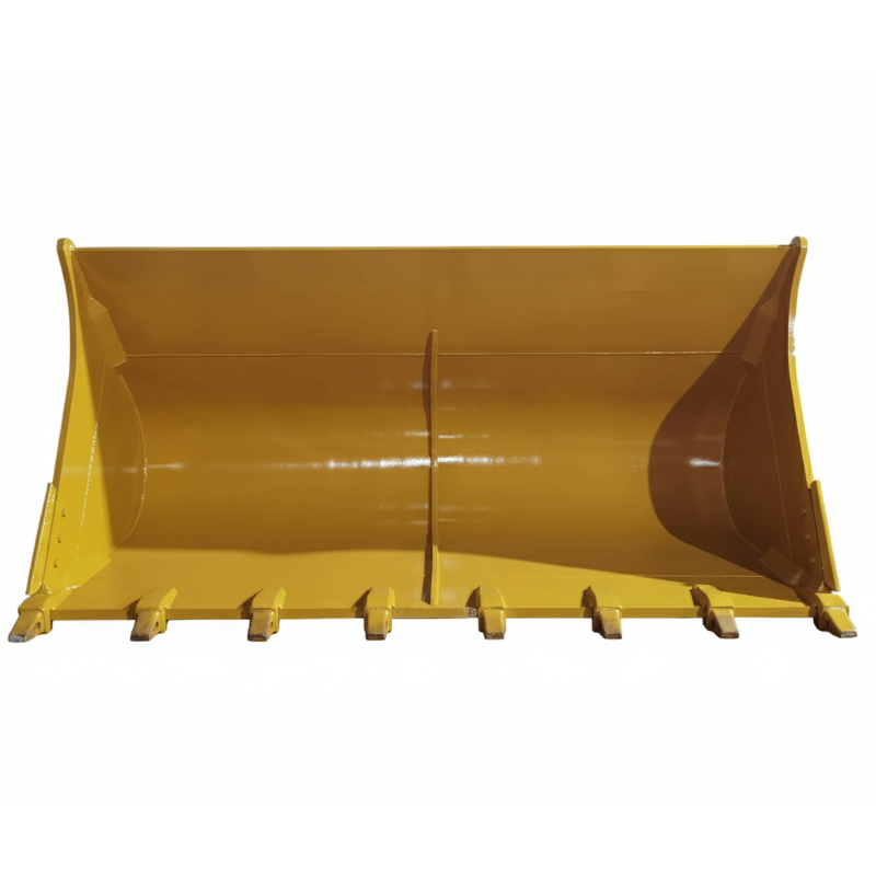 Zamówiony wiaderko do koparki o pojemności 5,5 metra sześciennego do ładowarki kołowej Cat 980 - ciężki wiaderek do skał Q355B