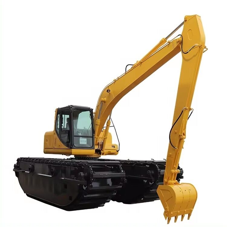 Dostosowane pływające podwozie pontonowe do konwersji koparki amfibii na tereny bagienne, mokradła i tereny podmokłe - Dostawca