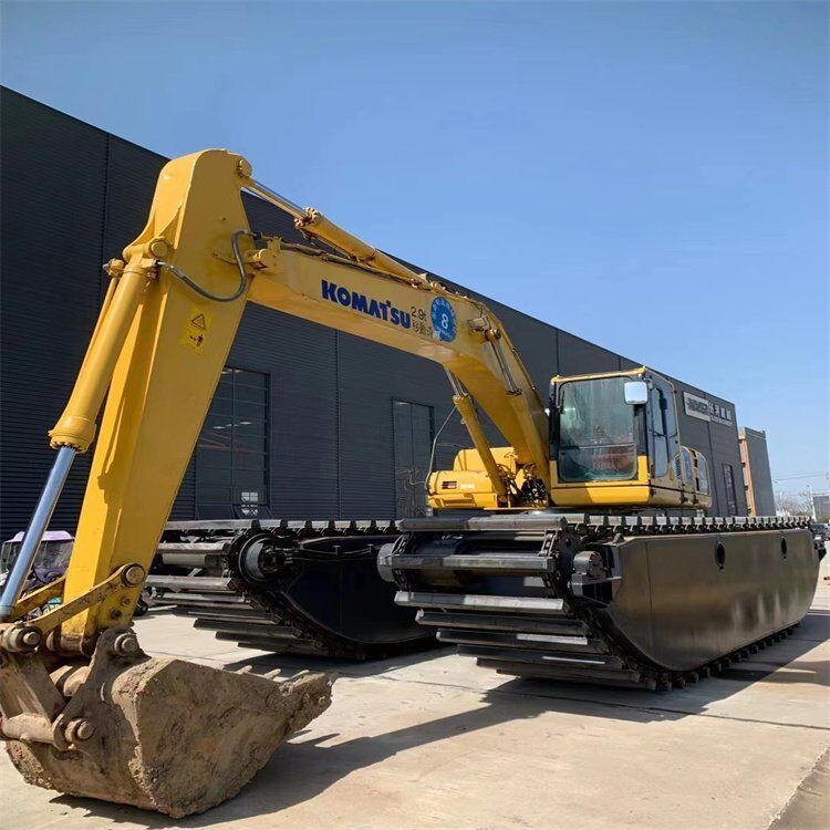 Dostosowalny grabarz Pontoon Podwozia Płyn wodny Płyn bagna Płyn do stabilnej pracy Łatwy dostawca utrzymania